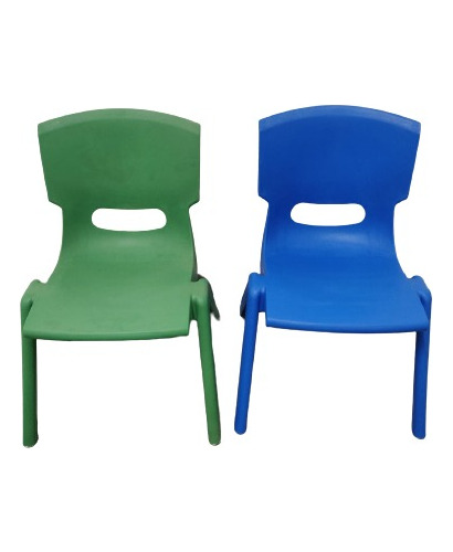 Silla Sillita Plástica Apilable Niños Colores Varios