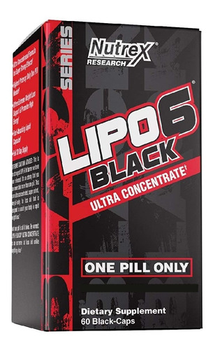 Lipo 6 Black Ultra Concentrado Quemador Grasa Envio Gratis 