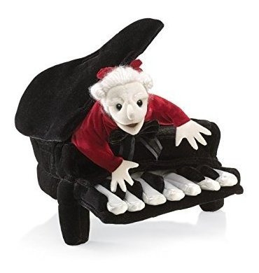 Folkmanis Mozart En Piano Marioneta De Dos Manos