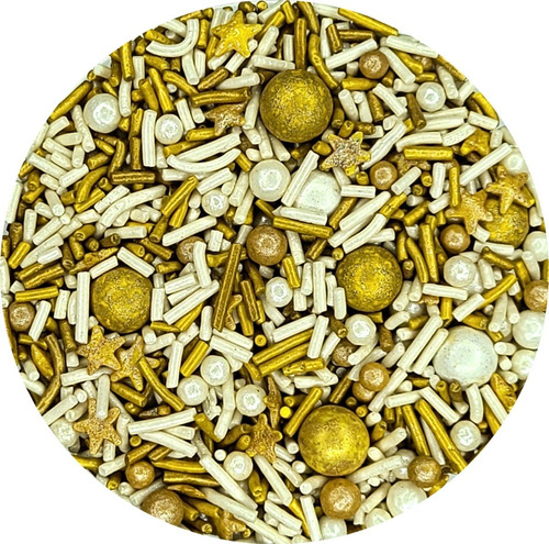 550g Mix Golden Sprinkles Granillo Confeti Perla Reposteria