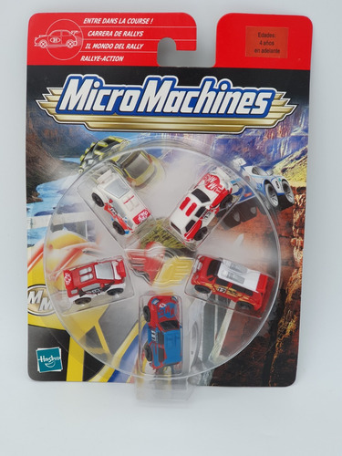 Micro Machines Del 2001 Carrera De Rallys 5 Pack Set 4