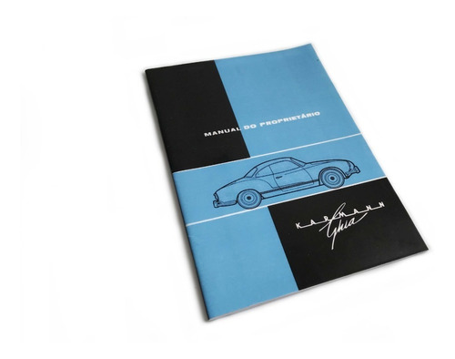 Manual Do Proprietário Karmann Ghia 1964  + Brinde