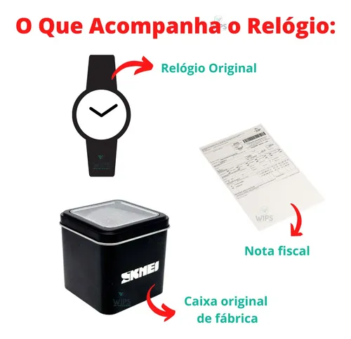 Rel gio Masculino Skmei 1219 Militar Digital Esportivo Prova D
