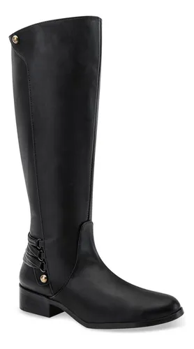 Botas de piso negras hot sale