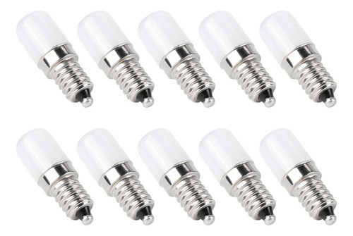 10 Bombillas E14 De 1,5 W, Luz Blanca Cálida Para Candelabro