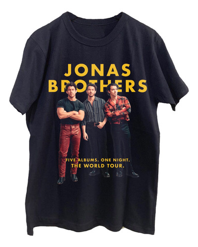 Remeras Estampadas Dtg Full Hd Jonas Brothers Todos A Color
