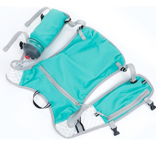 Hydration Vest Pack Breathable Lightweight Para Escalar Azul