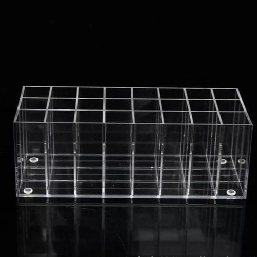Caja De Almacenamiento De Lápiz Labial De 24 Rejillas, Conte