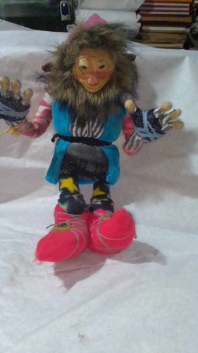 Muñeco Duende Ñomo Articulado Brazos Y Piernas Alto 35 Cm (Usado)