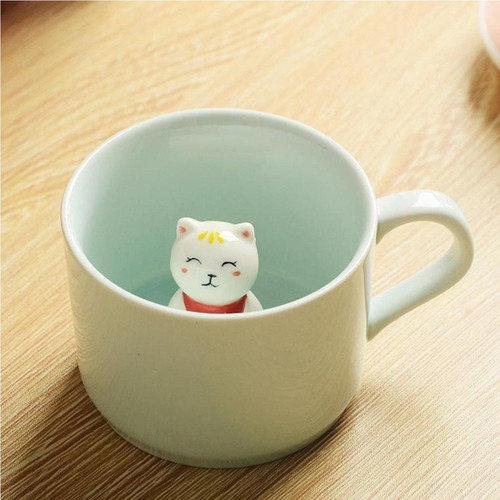 2 Tazas De De Cerámica Pintadas , Taza , Taza De Té,