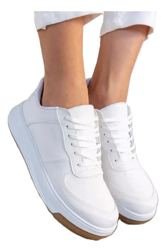 Zapatillas Mujer Blanca Deportivas Comodas Briar Livianas