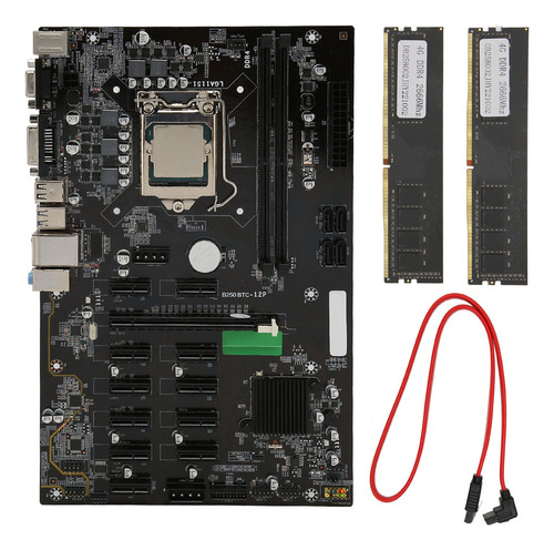 Placa Madre Combinada B250b Set G3930, Memoria Ddr4 De 8 Gb,