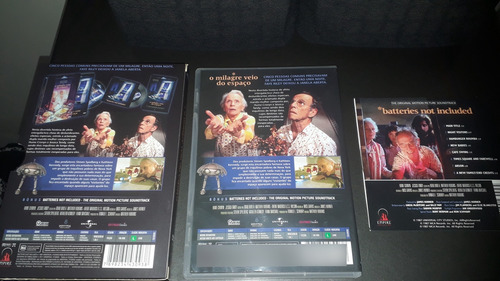 Dvd O Milagre Veio Do Espaço Com Luva + Cd Trilha Sonora (Usado)