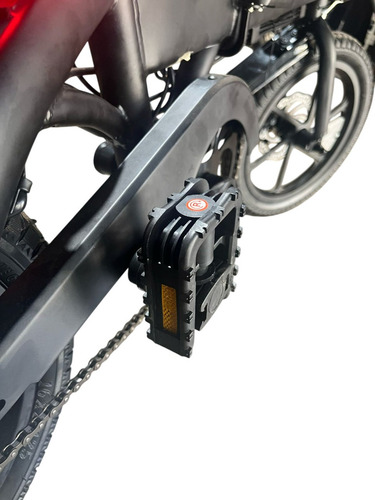 Bicicleta Eletrica Bike Dobravel Bateria Litio 36v 350watts Cor Preto
