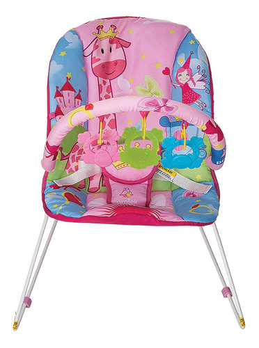 Cadeira De Descanso Bebê Musical Despertar Protek Rosa