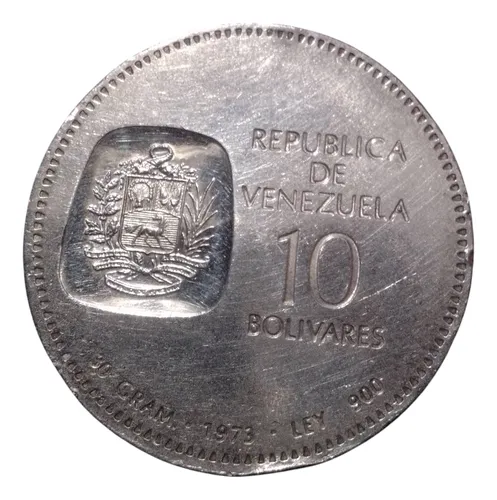 Monedas Antiguas 10 Bolívares. (Usado)