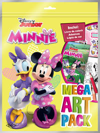Libro Disney Mega Art Pack Minnie De Disney Junior Dcl