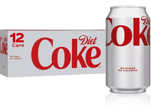 Coca Cola Diet Dieta No Azucar No Calorias 12 Pack 355ml