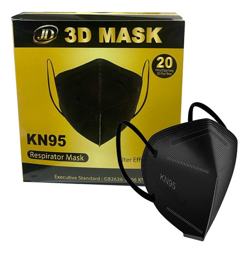 Mascarillas Tapa Bocas Kn95 Negro