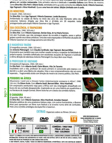 Dvd Obras-primas Da Comedia 1 Com Cards Versatil Bonellihq