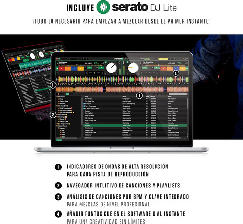 Numark Mixtrack Pro Fx - Controlador Dj De 2 Secciones