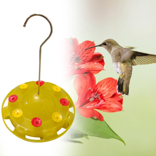 Alimentador De Colibrí Colgante Para Dispensador Amarillo