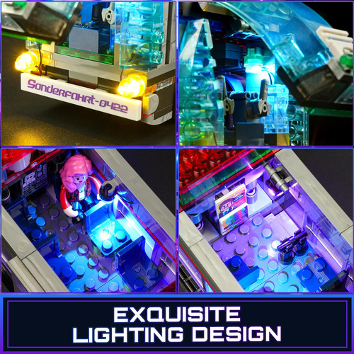 Set De Ladrillos De Construcción Funwhole Cyberpunk Future-b