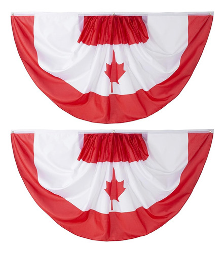~ Satisfactorio. Canadá Bandera De Ventilador Plisada Canadi