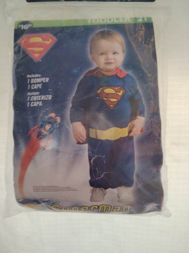 Disfraz Superman Niño Talla 2 Bebe