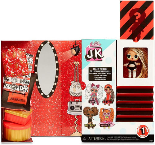 Imagen 6 de 6 de Muñeca Lol Surprise J.k. Mc Swag Unboxing De 15 Sorpresas