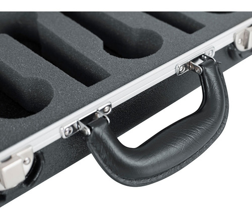 Imagen 9 de 10 de Estuche gator Gm-6-pe Maletín Para 6 Micrófonos