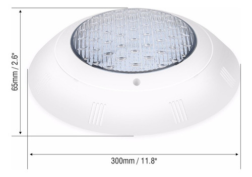 Luz De Piscina 18w Multicolor Led Lámpara Subacuática