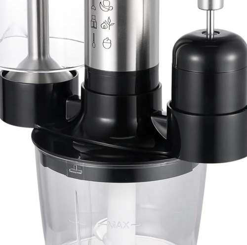 Mixer Minipimer Batidora De Mano 4 En 1 1600w Todo En Uno