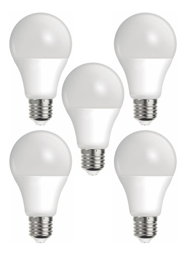 Set De 5 Lámparas Led 15w Luz Cálida, Fría O Neutra