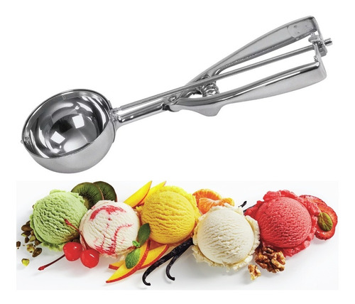 Cuchara Mecanica De Helado De Acero Inox Ø 6cm