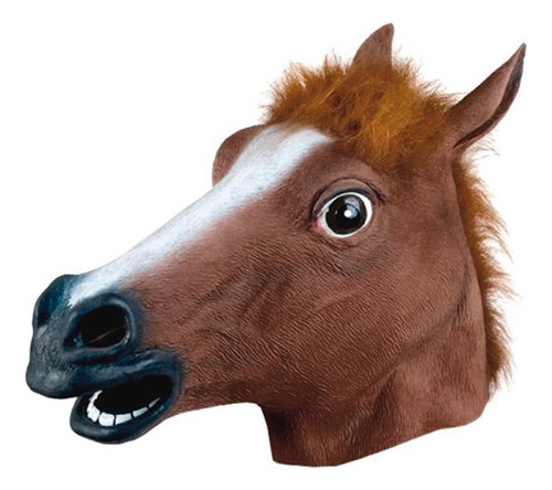 Cabeza De Caballo Mascara Latex Halloween Horse Head Mask