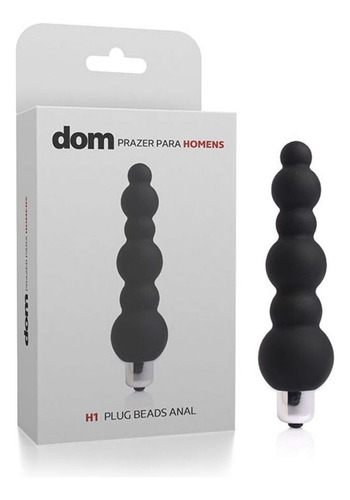 Plug Anal Beads Com 3 Delimitadores De Profundidade Dom - H1