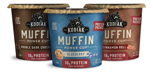 Kodiak Cakes Minute Muffin Cup - Paquete Variado De 100% Gra