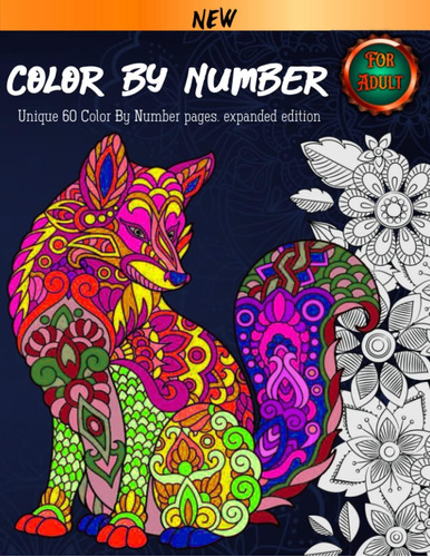 Libro: Color By Number For Adult: Coloring Book. 60 Color By