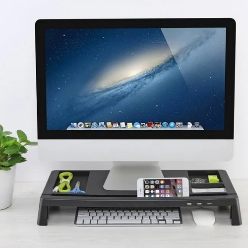 Mesa Para Notebook Escritorio Regulable Usb Soporte Notebook