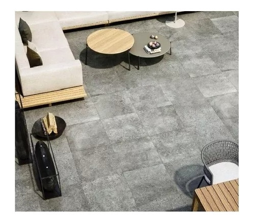 Porcelanato Grani Grigio Natural 90x90 Primera - Ilva