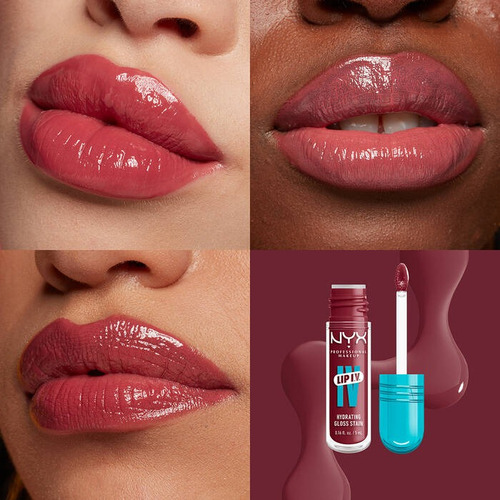 Nyx Lip Iv Hydrating Gloss Stain Original Bublegum Burst