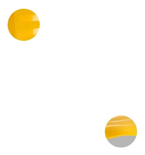 Imagem 3 de 5 de Assento Encosto Plástico Amarelo Cadeira Fixa Iso