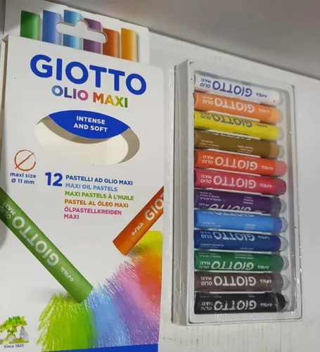 LAPICES GIOTTO PASTEL OLEO MAXI 12 COLORES