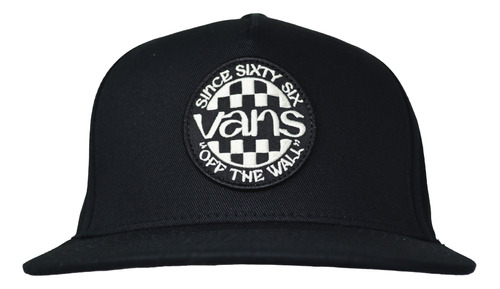 Gorra Cap Vans Snapback Vn000gkrblk Black Circle Sna