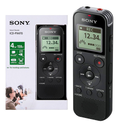 Grabadora De Voz Digital Sony  Icd-px470 4gb