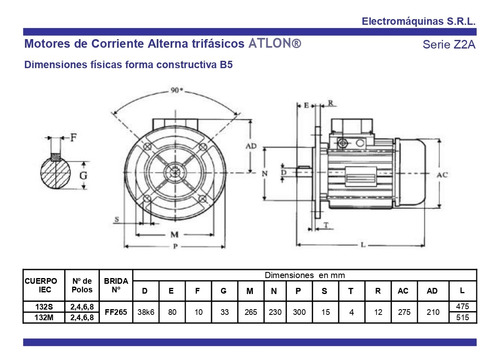 Motor Trifásico De 10 Hp - 3000 Rpm - B3 B34 B35