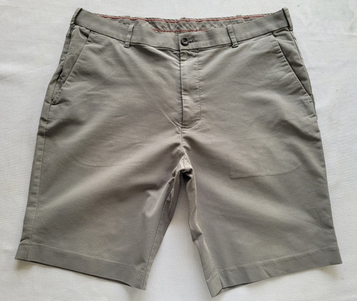 Pantalón Corto Marca Izod Color Gris Talla 36 