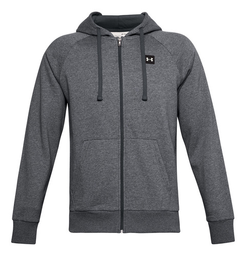 Polerón Hombre Ua Rival Fleece Fz H Gris Under Armour