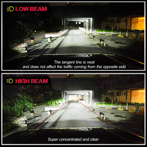 Led 9004 De 4 Lados, 24000 Lúmenes, Para Luces Altas Y Bajas